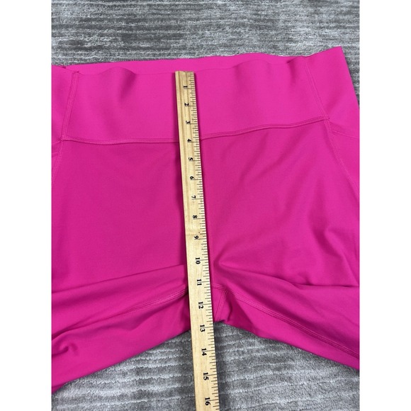 Gapfit Leggings Womens XXL Pink‎ Pull On Polyester Blend Cropped Athleisure - Picture 6 of 11